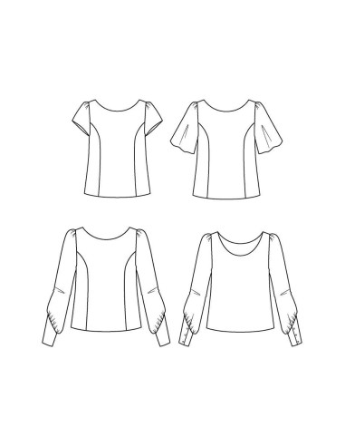 Patron de blouse Cicadella - Maison Fauve