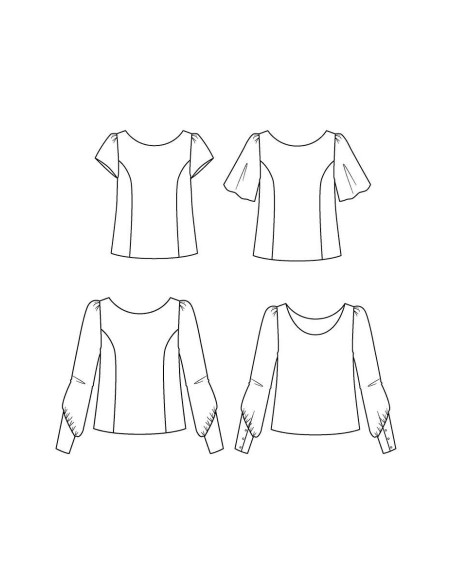 Patron de blouse Cicadella - Maison Fauve