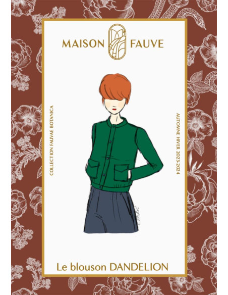 Patron de blouson Dandelion - Maison Fauve