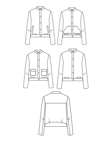 Patron de blouson Dandelion - Maison Fauve