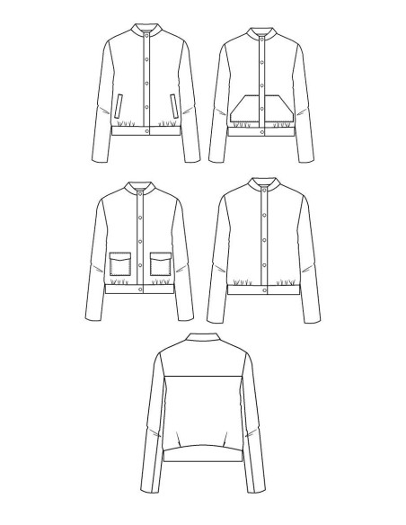 Patron de blouson Dandelion - Maison Fauve