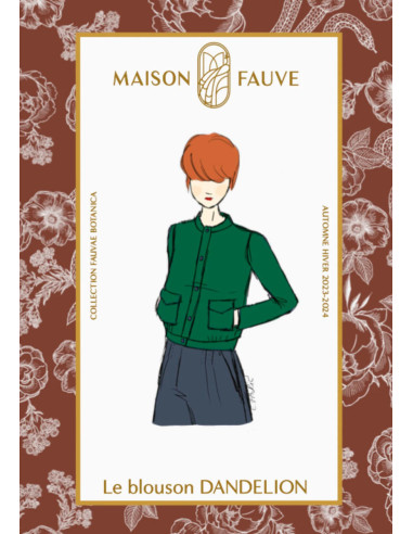 Patron de blouson Dandelion - Maison Fauve