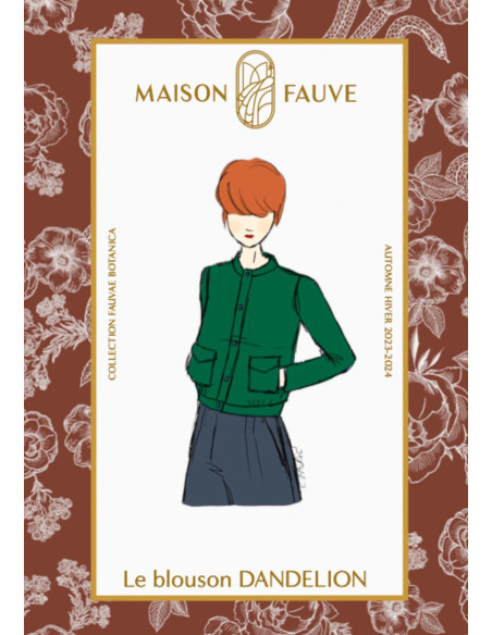 Patron de blouson Dandelion - Maison Fauve