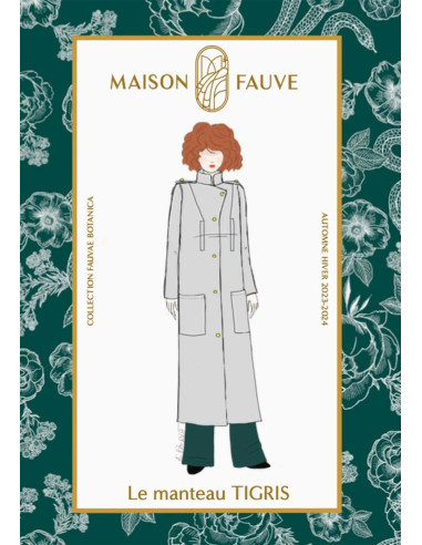 Patron de manteau Tigris - Maison Fauve