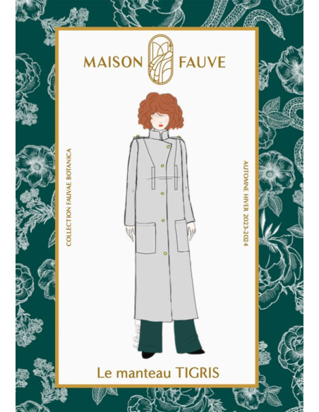 Patron de manteau Tigris - Maison Fauve