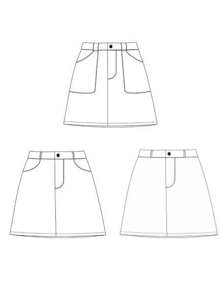 Patron de jupe - Groovy - Lise Tailor