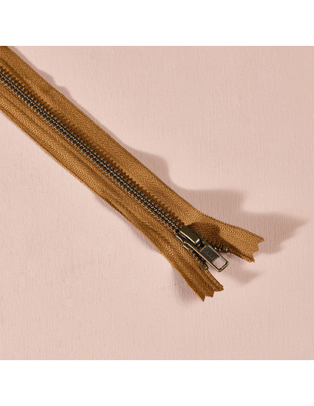 Fermeture métal Ochre 30 cm - Atelier Brunette