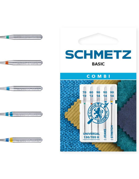 Aiguilles assortiment Combi Basic Schmetz