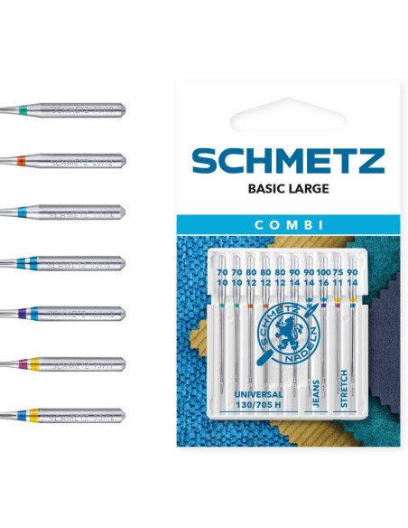 Aiguilles assortiment Combi Basic Large Schmetz