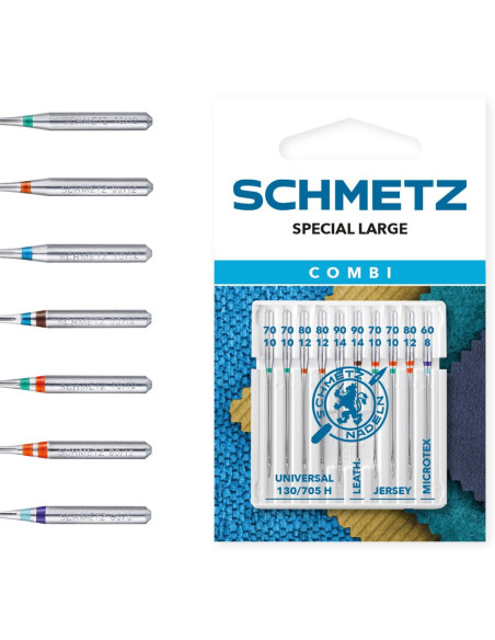 Aiguilles assortiment Combi Special Large Schmetz