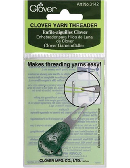 Enfile-aiguilles pour fils à tricoter Clover