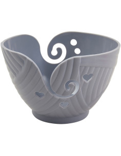 Bol pour pelote de laine gris 2