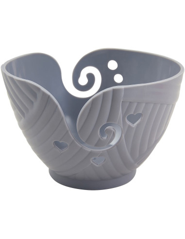 Bol pour pelote de laine gris