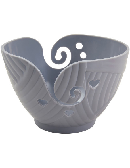 Bol pour pelote de laine gris