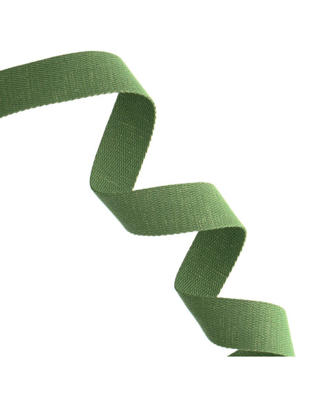 Sangle coton pour sac scintillante - Vert sauge