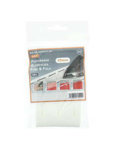 Entoilage pour rebord rapide Perfobande 25 mm - Blanc