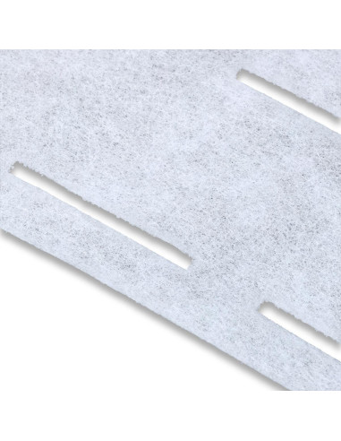 Entoilage pour rebord rapide Perfobande 30 mm - Blanc