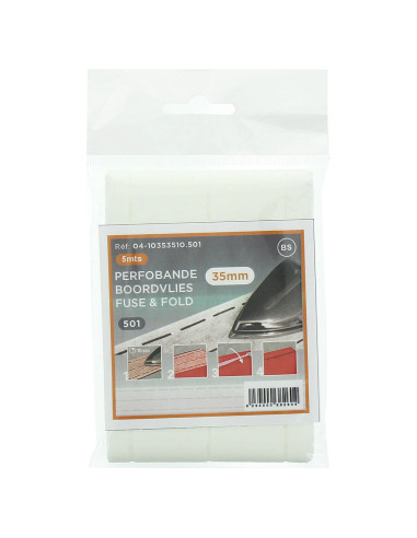 Entoilage pour rebord rapide Perfobande 35 mm - Blanc