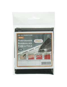 Entoilage pour rebord rapide Perfobande 40 mm - Noir