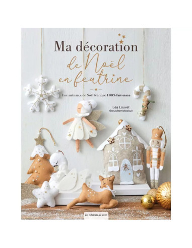 Livre ma décoration de noël en feutrine