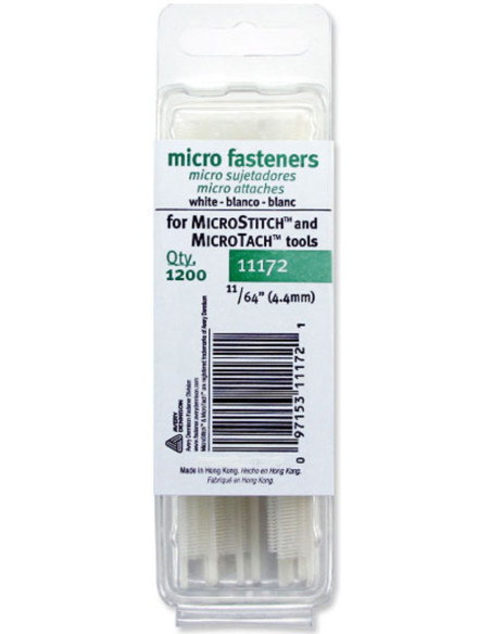 Recharges agrafes pour MicroStitch - Blanc
