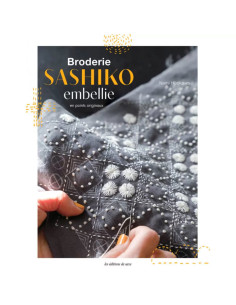 Livre broderie sashiko embellie