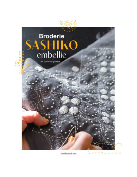 Livre broderie sashiko embellie