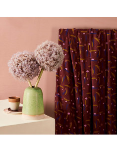 Tissu crêpe de viscose Java Rust - Atelier Brunette
