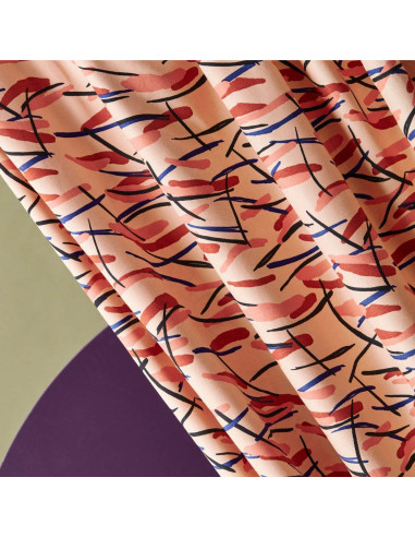 Tissu twill de viscose Fuji Blush - Atelier Brunette