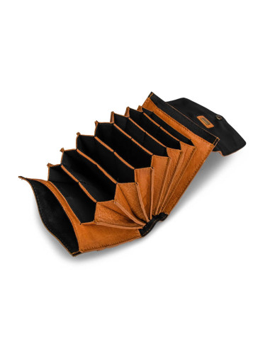 Etui de rangement en cuir pour aiguilles interchangeables Muud Betina - Whisky