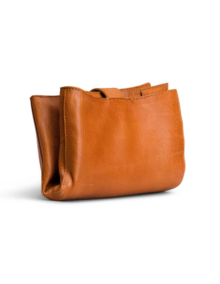 Etui de rangement en cuir pour crochet et aiguilles interchangeables Muud Billie - Whisky