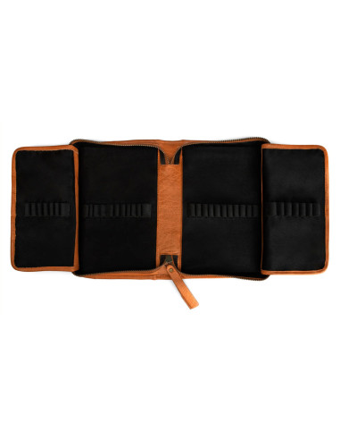 Etui de rangement en cuir pour aiguilles interchangeables Muud Effi - Whisky