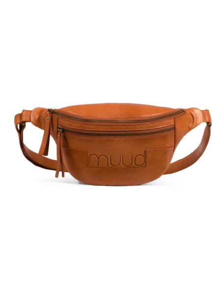 Sac banane en cuir Muud Vegas - Whisky