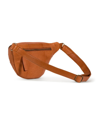 Sac banane en cuir Muud Vegas - Whisky