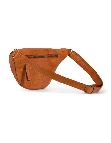 Sac banane en cuir Muud Vegas - Whisky