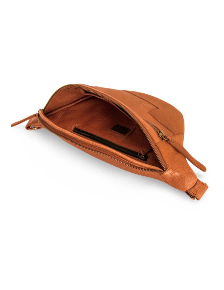 Sac banane en cuir Muud Vegas - Whisky