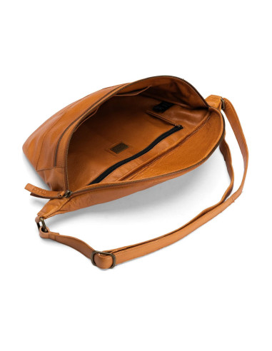 Sac banane en cuir Muud Vegas XL - Whisky