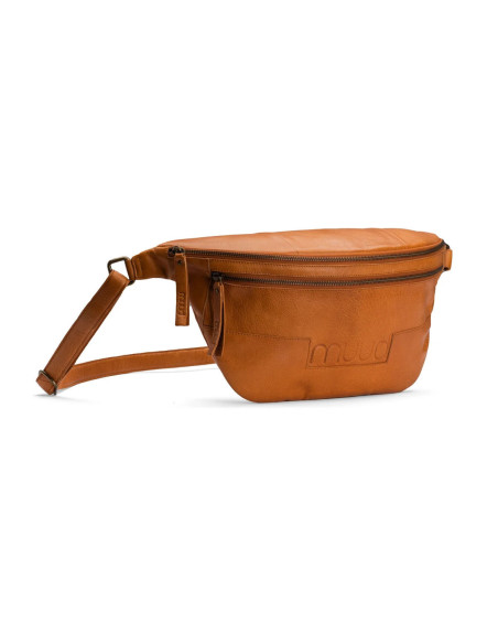 Sac banane en cuir Muud Vegas XL - Whisky