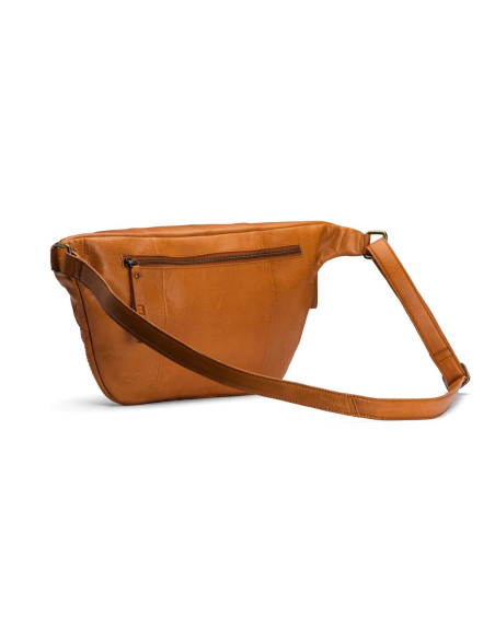 Sac banane en cuir Muud Vegas XL - Whisky