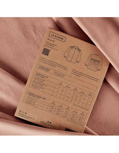 Patron LA blouse - Atelier Brunette