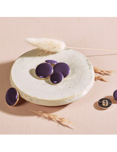 Bouton Dotty - Majestic Purple
