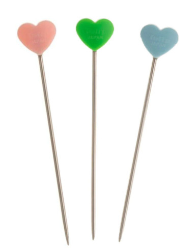 Epingles à tricot rose, bleu, vert Tulip