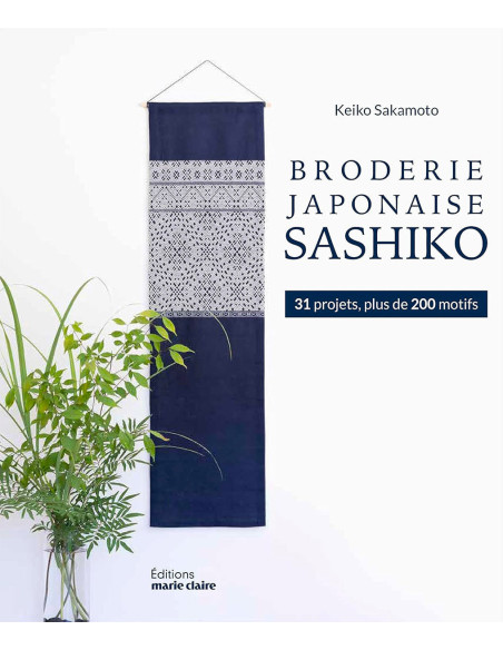 Livre broderie japonaise sashiko