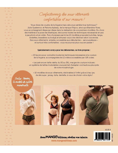 Livre apprendre à coudre sa lingerie confort
