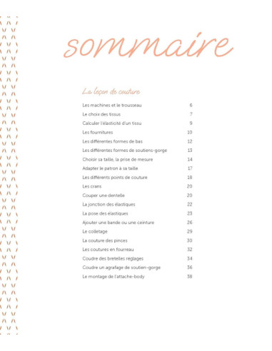 Livre apprendre à coudre sa lingerie confort