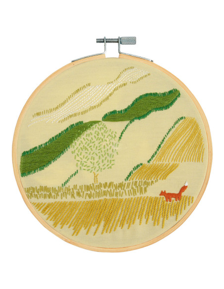 Kit broderie - Campagne