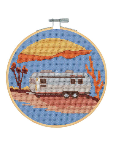 Kit broderie point de croix - Airstream