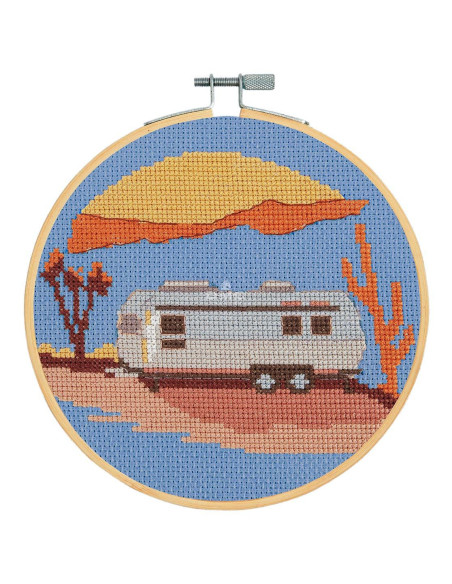 Kit broderie point de croix - Airstream