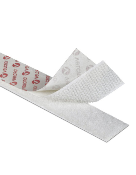 VELCRO® Brand adhésif blanc 50 mm de large au mètre