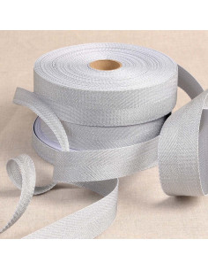 Sangle de sac métallique - Argent